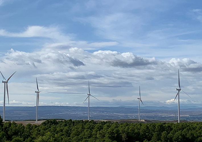 Foto ENEL GREEN POWER ESPAÑA CONECTA A LA RED EL PARQUE EÓLICO CAMPOLIVA I, SITUADO EN VILLAMAYOR DE GÁLLEGO (ZARAGOZA).